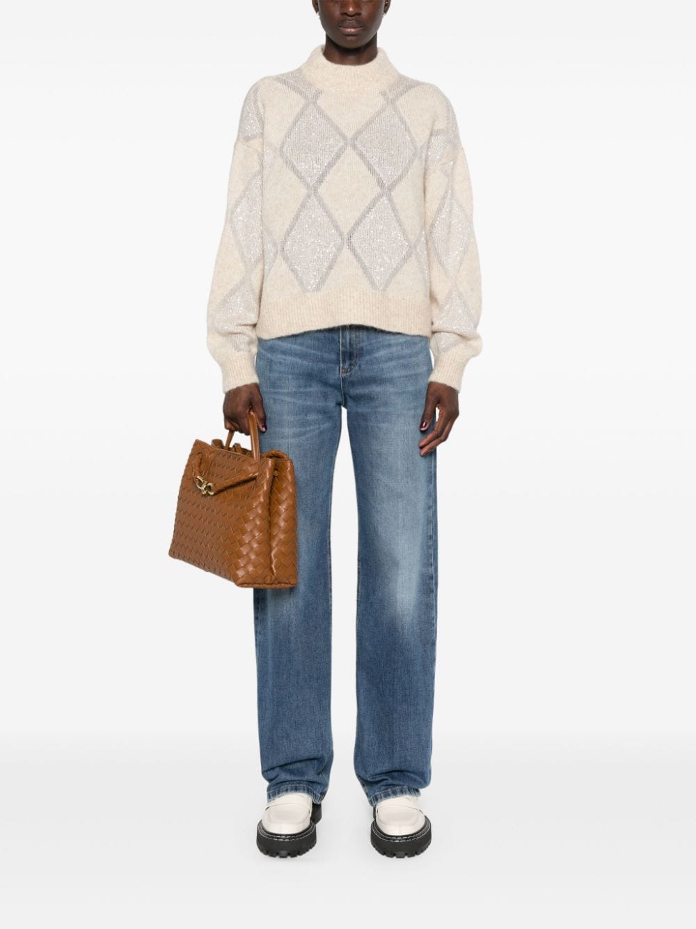 Brunello Cucinelli Sweaters Beige Wool