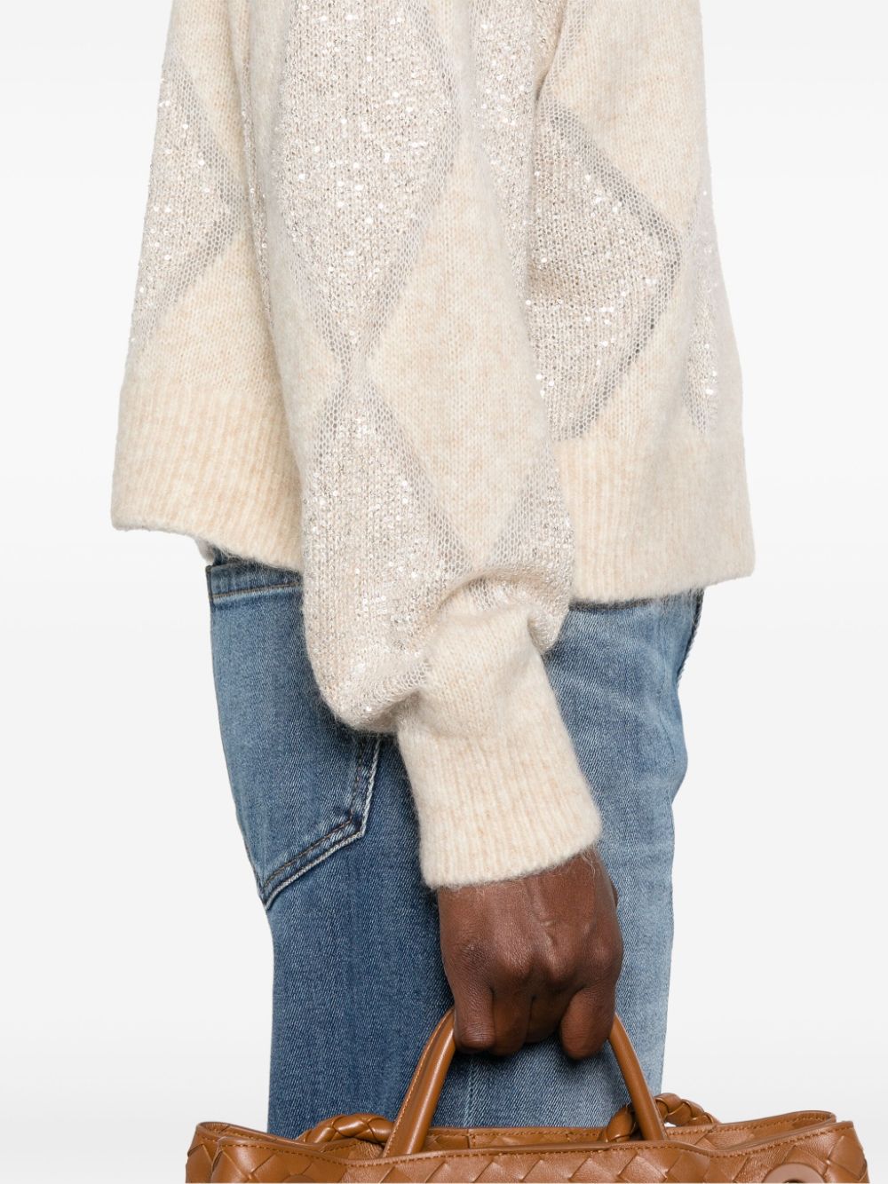 Brunello Cucinelli Sweaters Beige Wool
