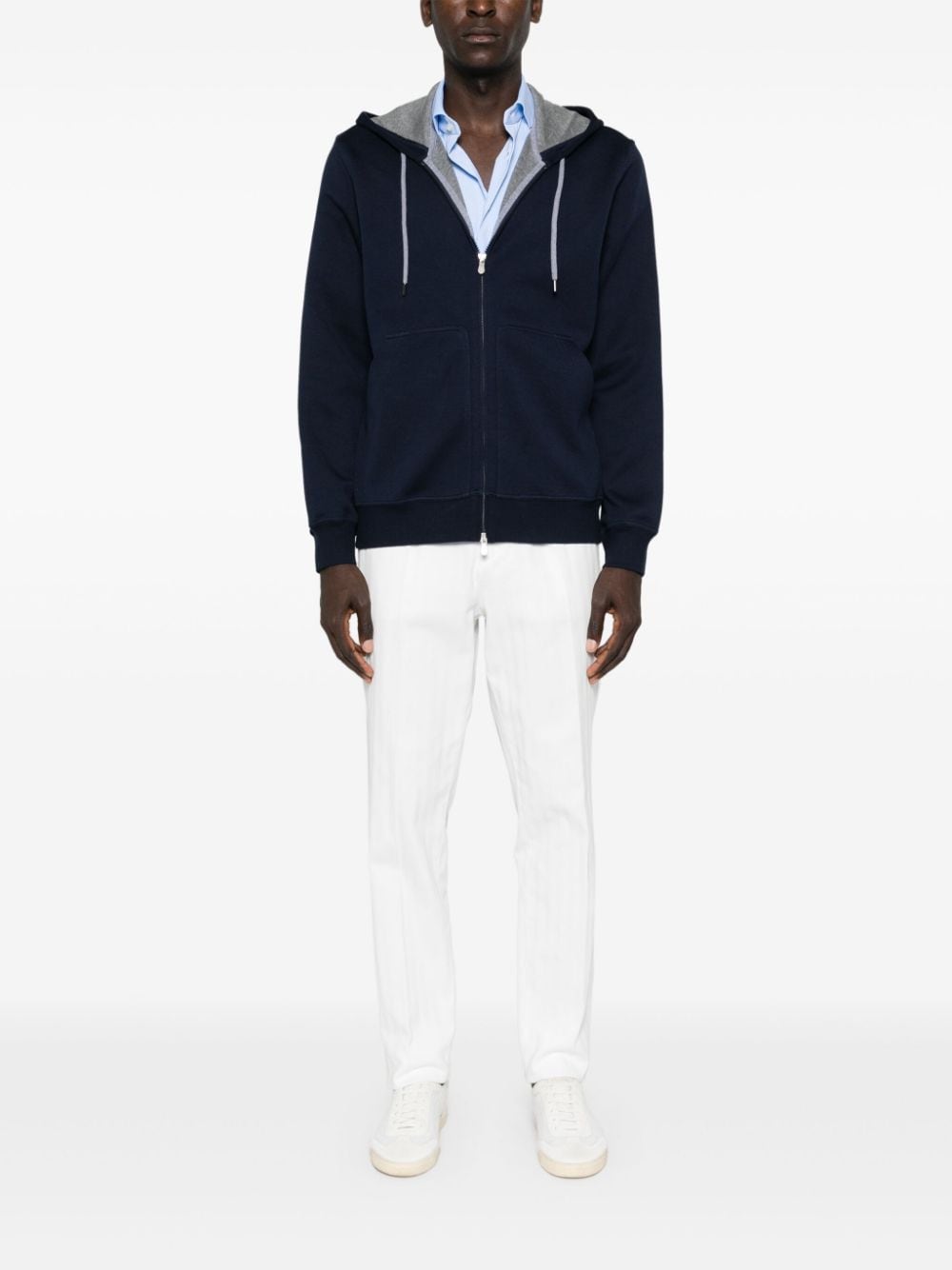 Brunello Cucinelli Sweaters Blu Cotton