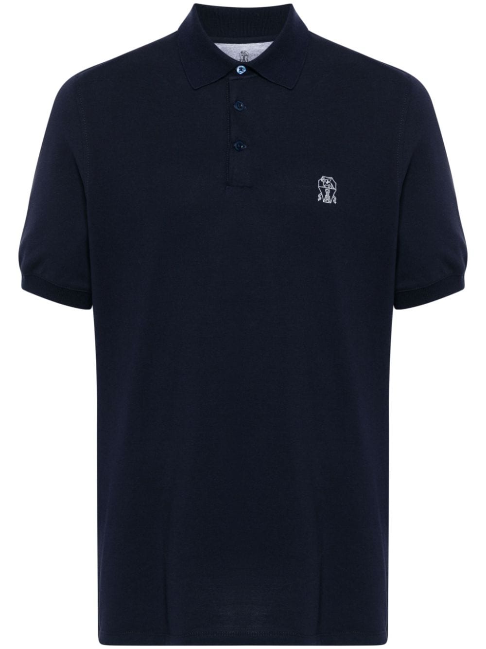 Brunello Cucinelli T-Shirts And Polos Blu Cotton