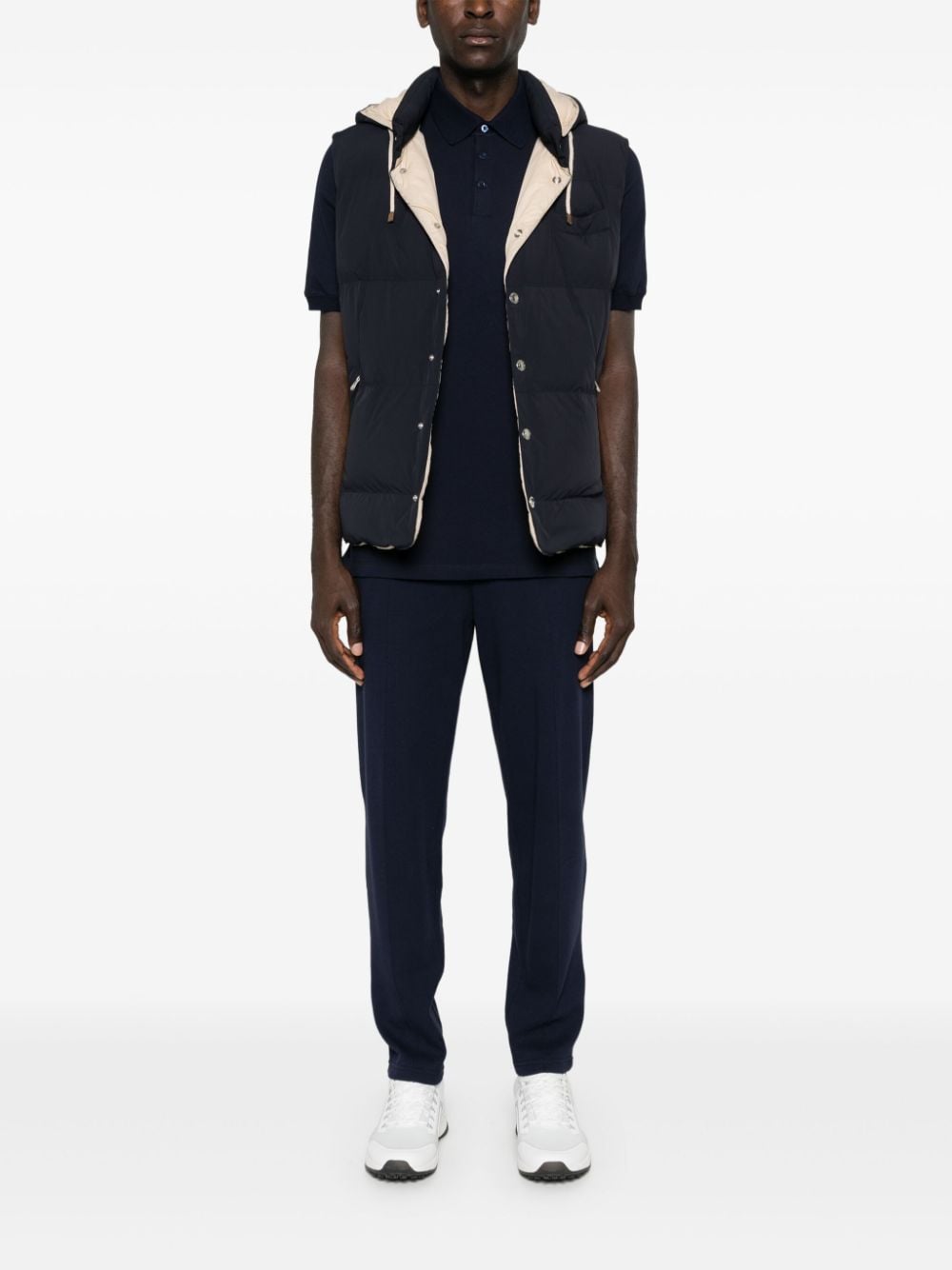 Brunello Cucinelli T-Shirts And Polos Blu Cotton