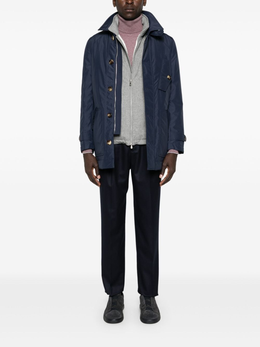 Brunello Cucinelli Jackets Grigio Chiaro Lining: Nylon Outer: Wool