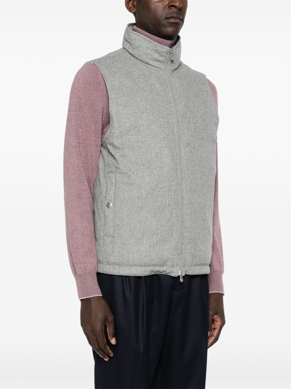 Brunello Cucinelli Jackets Grigio Chiaro Lining: Nylon Outer: Wool