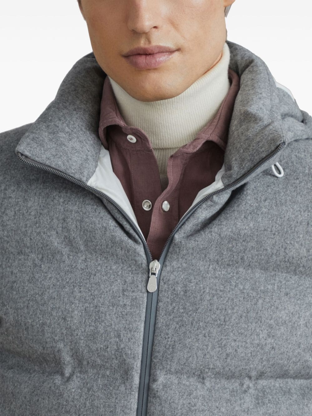 Brunello Cucinelli Coats Beige Wool