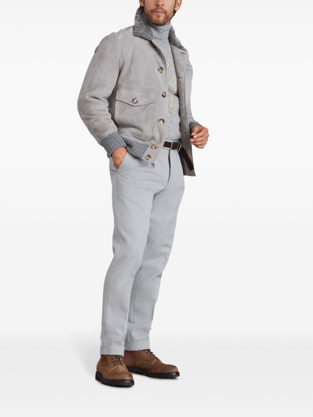 Brunello Cucinelli Sweaters Grigio Alpaca