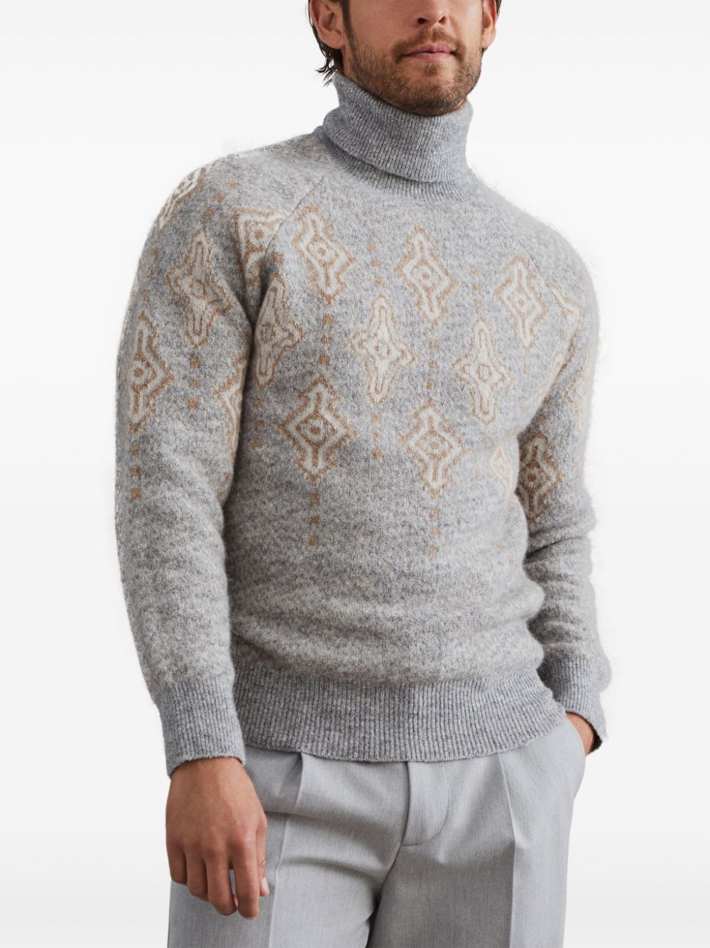Brunello Cucinelli Sweaters Grigio Alpaca