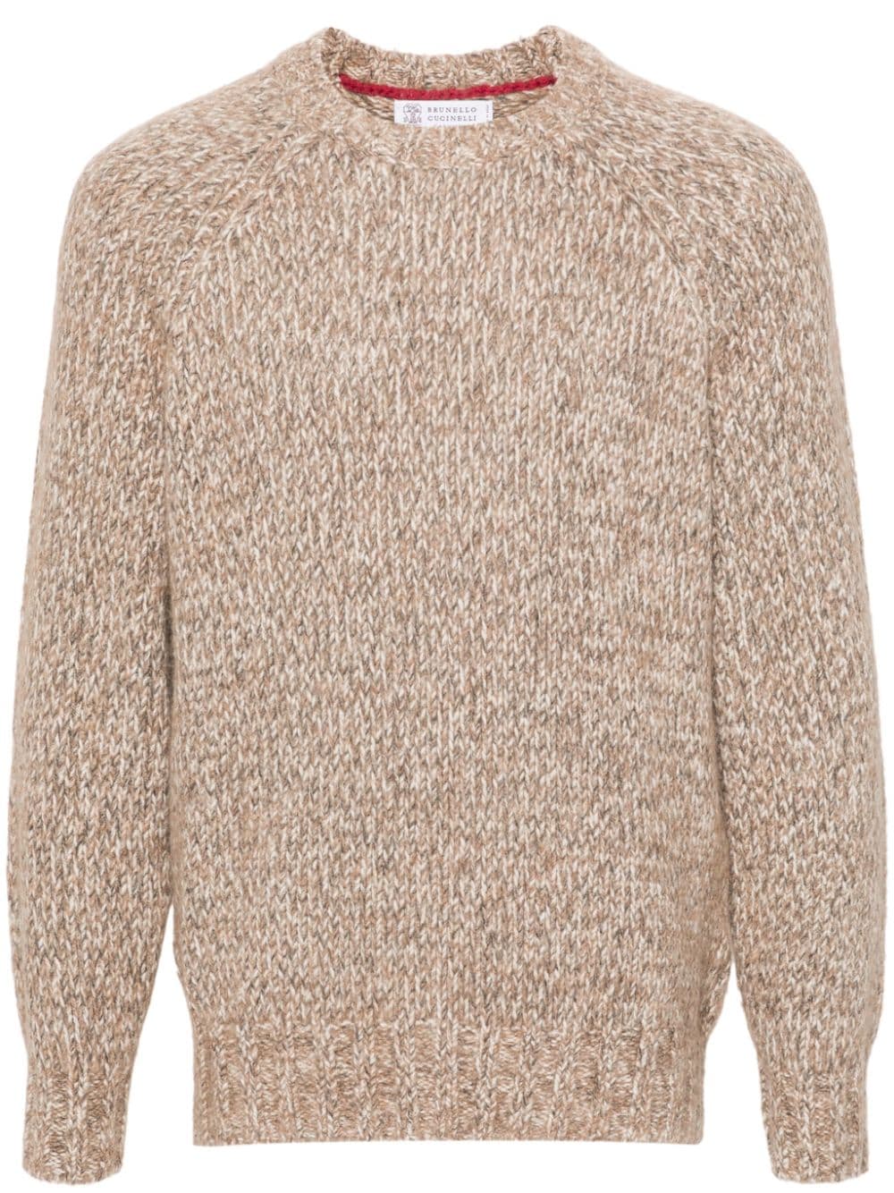 Brunello Cucinelli Sweaters Marrone Alpaca Wool