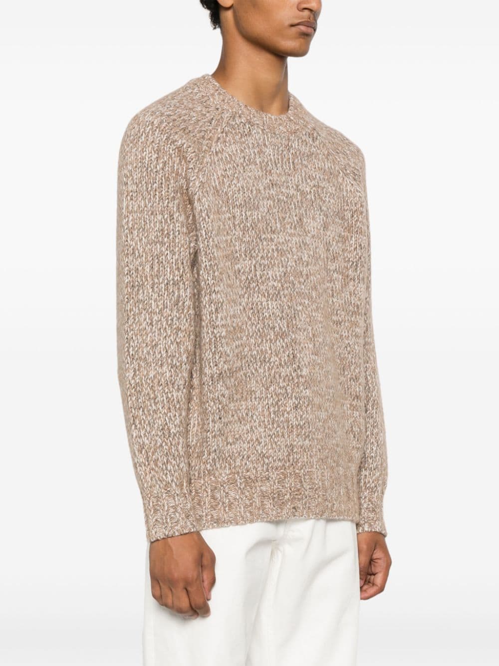 Brunello Cucinelli Sweaters Marrone Alpaca Wool