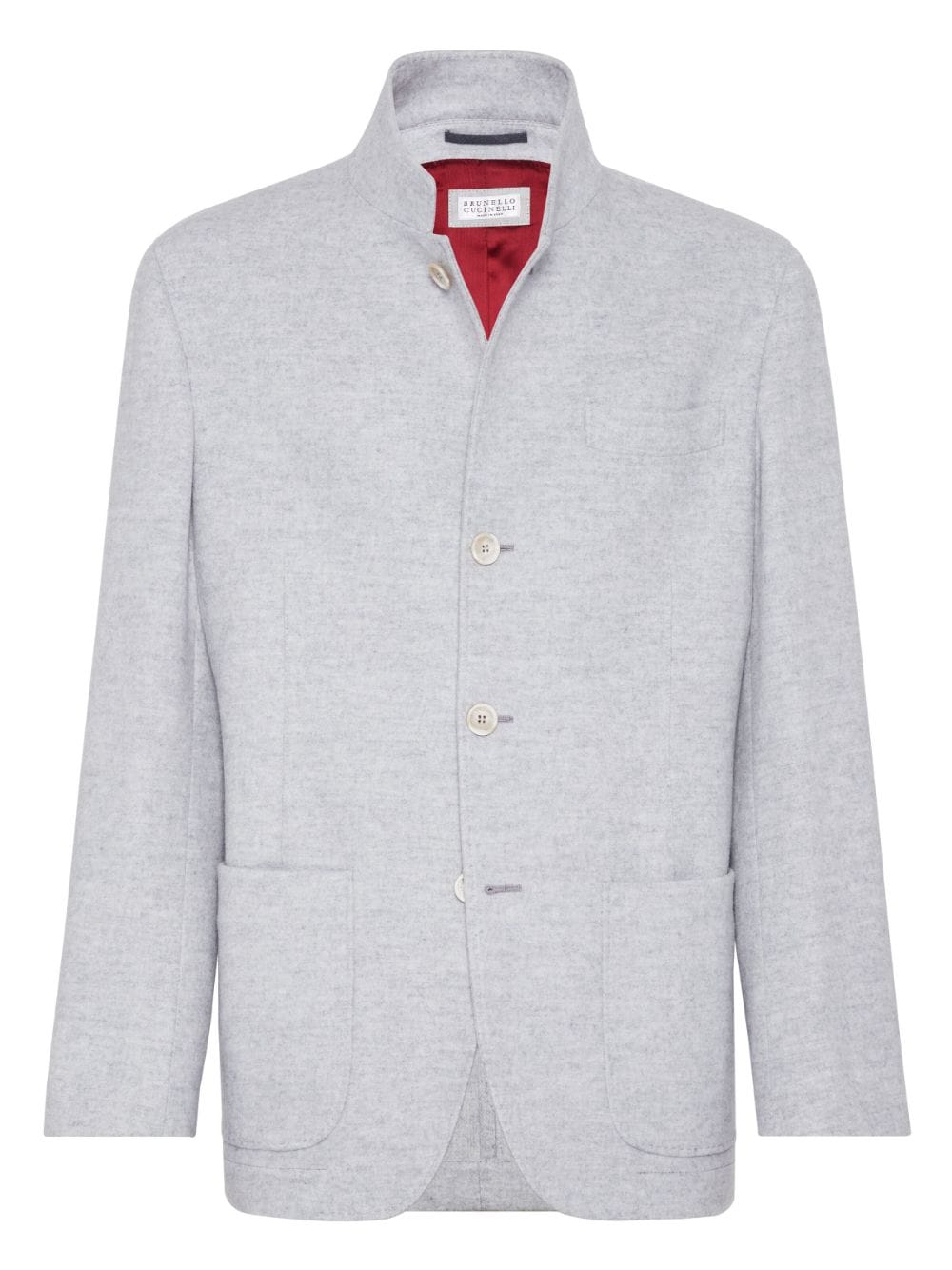 Brunello Cucinelli Jackets Grigio Lining: Cupro