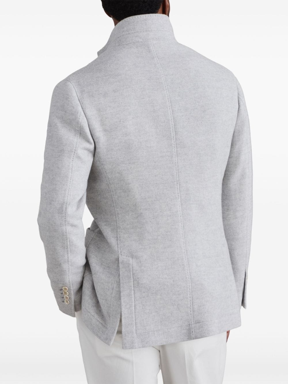 Brunello Cucinelli Jackets Grigio Lining: Cupro