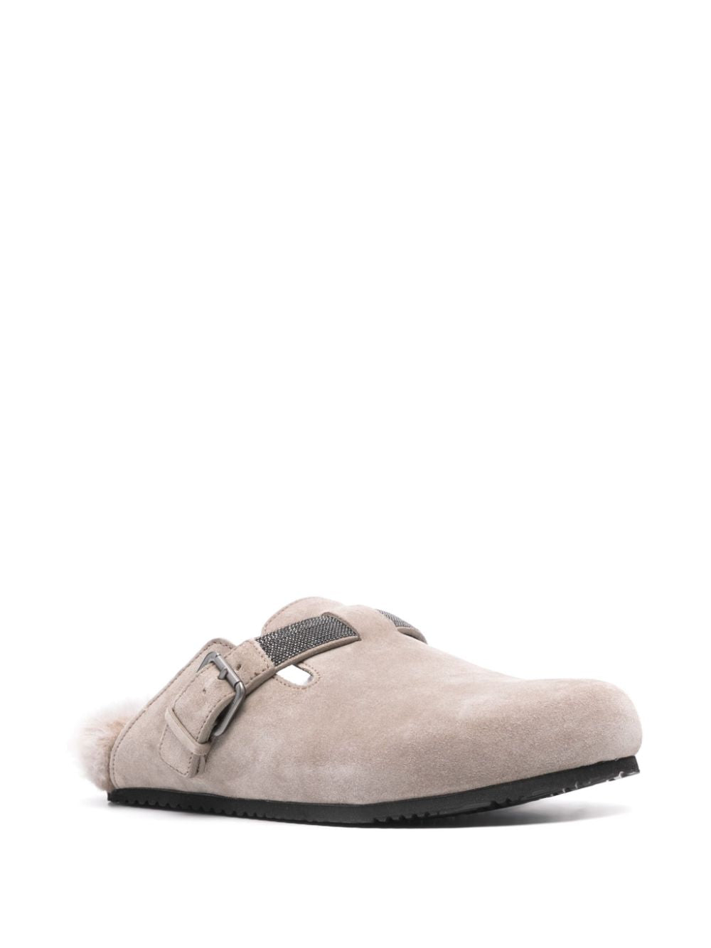 Brunello Cucinelli Sandals Grigio Lining: Suede Sole: Rubber