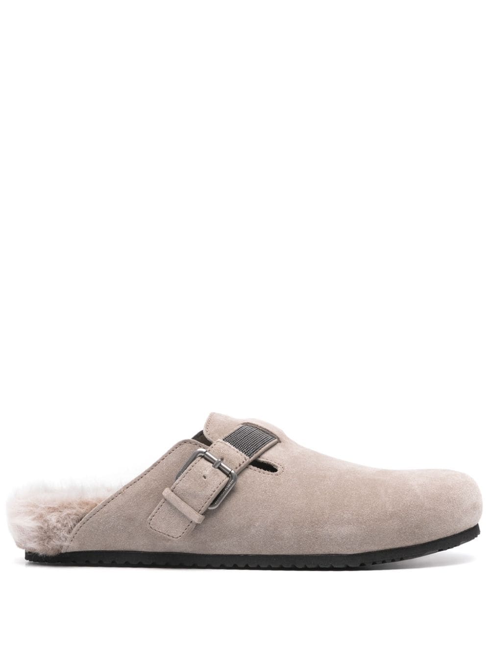 Brunello Cucinelli Sandals Grigio Lining: Suede Sole: Rubber