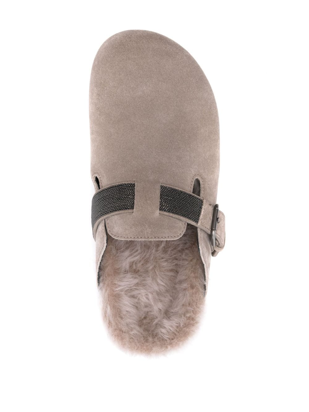 Brunello Cucinelli Sandals Grigio Lining: Suede Sole: Rubber