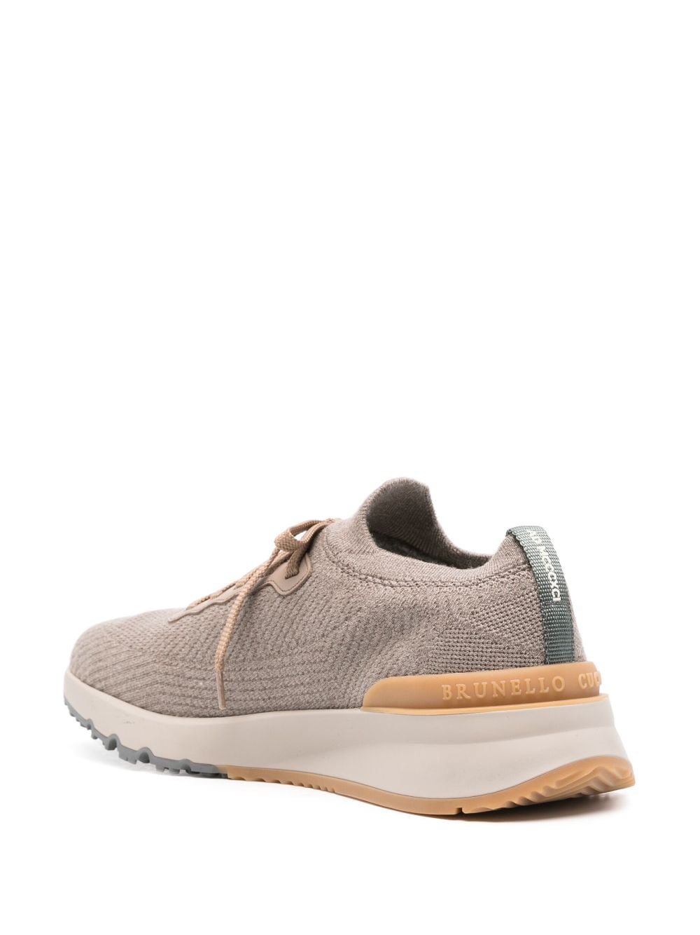 Brunello Cucinelli Sneakers Tortora Wool