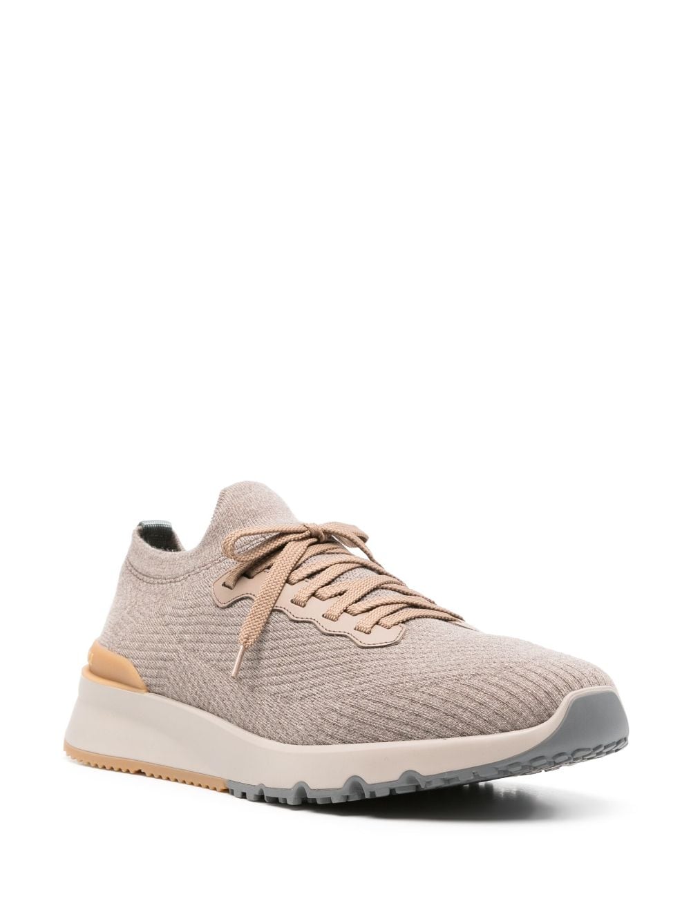 Brunello Cucinelli Sneakers Tortora Wool