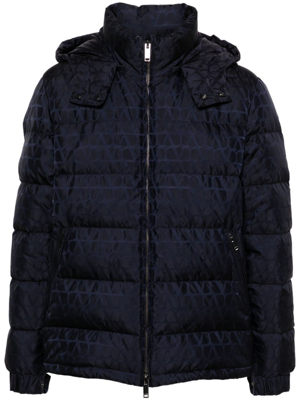 Valentino Coats Blue Lining: Down