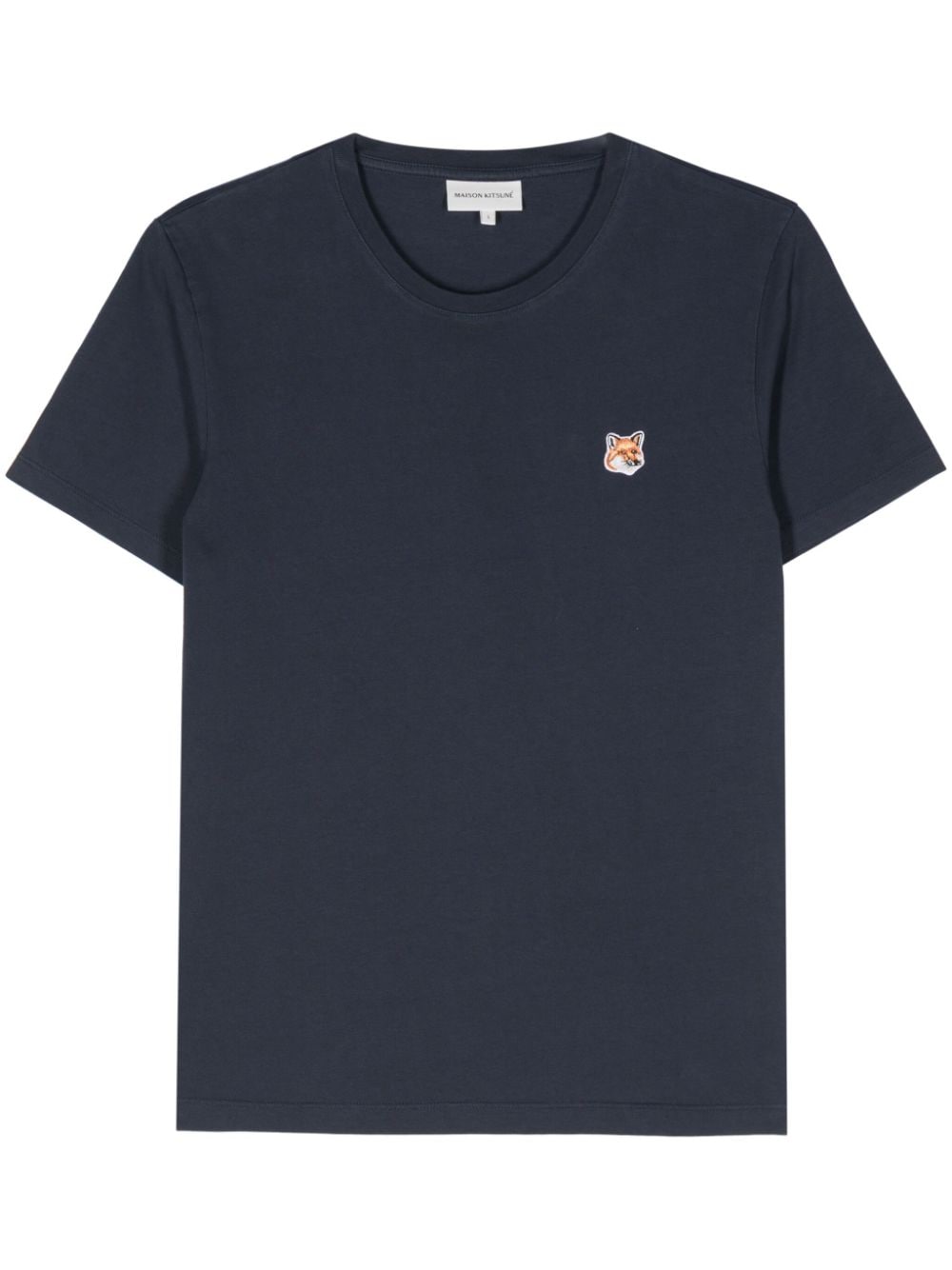 Maison Kitsune T-Shirts And Polos Blue Cotton