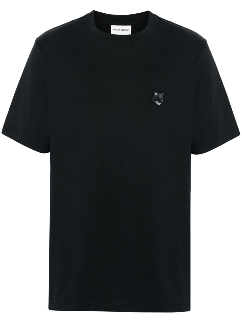 Maison Kitsune T-Shirts And Polos Black Cotton