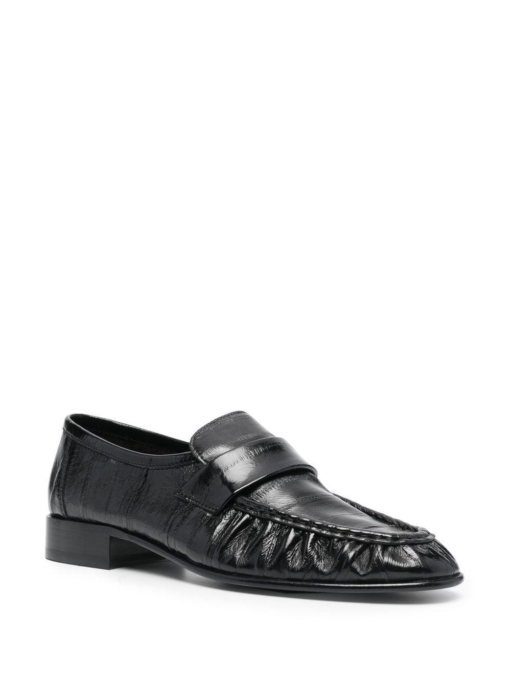 The Row Capsule Flat Shoes Black