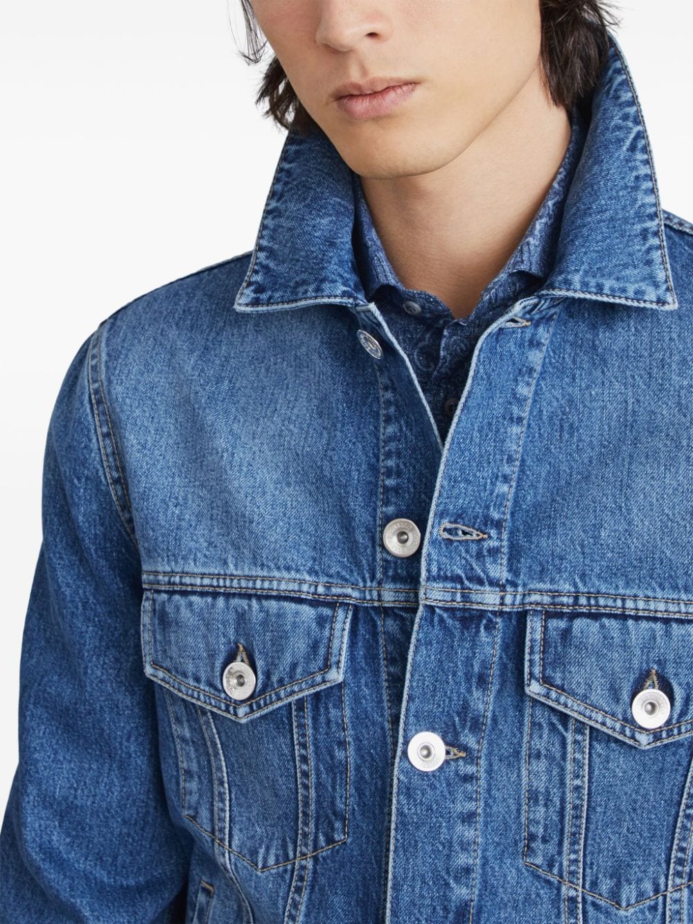Brunello Cucinelli Coats Blu Fabric