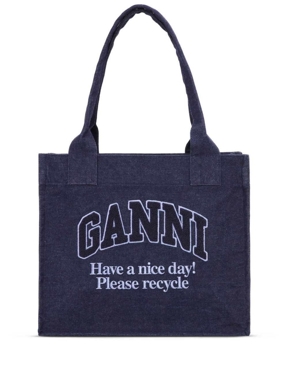 Ganni Bags Blue Outer: Organic Cotton