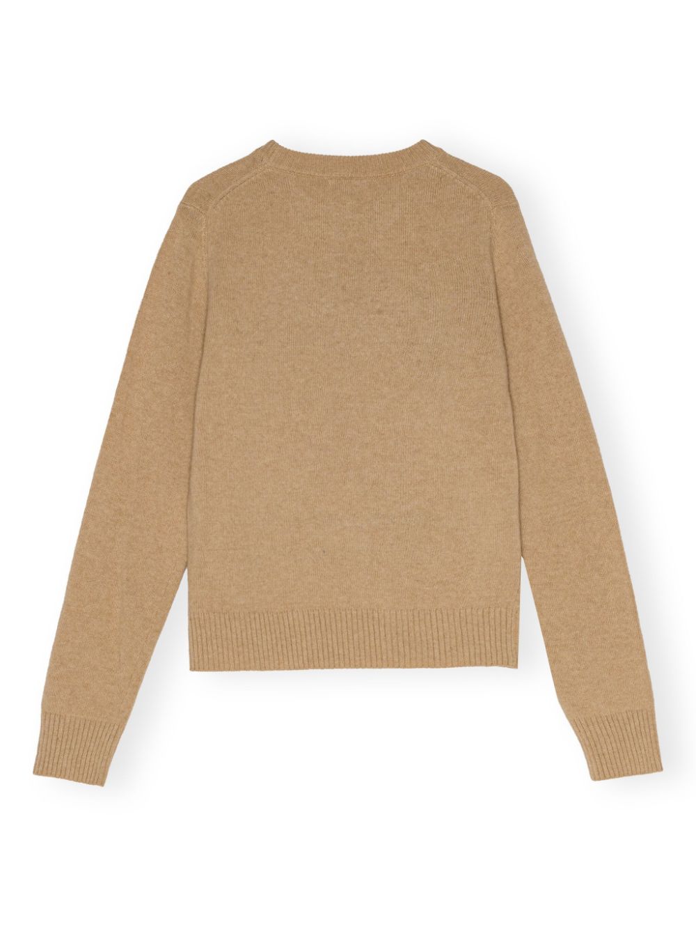 Ganni Sweaters Beige Wool