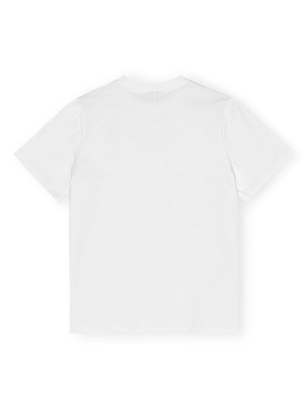 Ganni T-Shirts And Polos White Organic Cotton