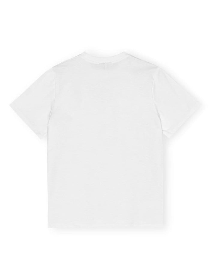Ganni T-Shirts And Polos White Organic Cotton