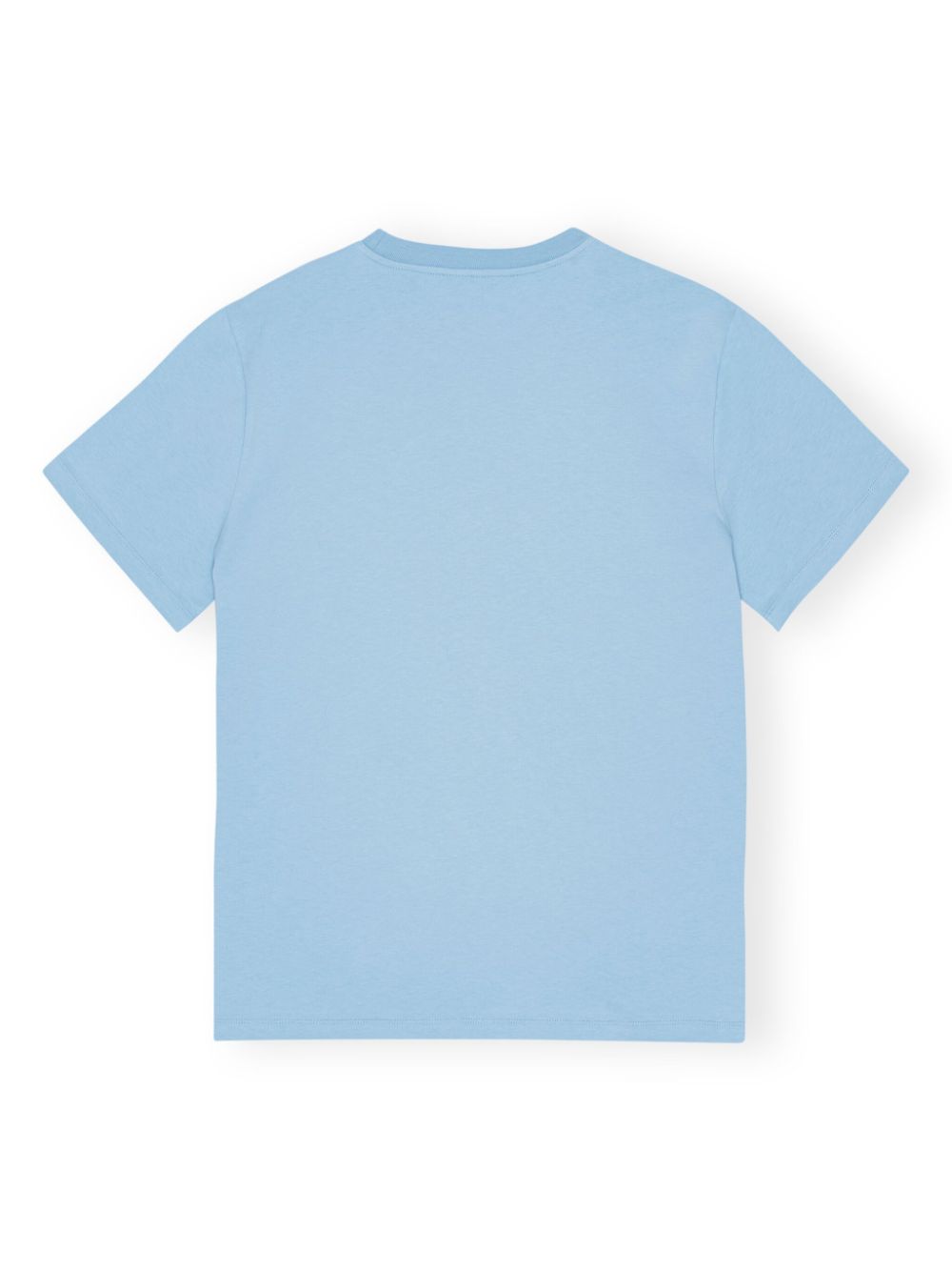 Ganni T-Shirts And Polos Clear Blue Cotton