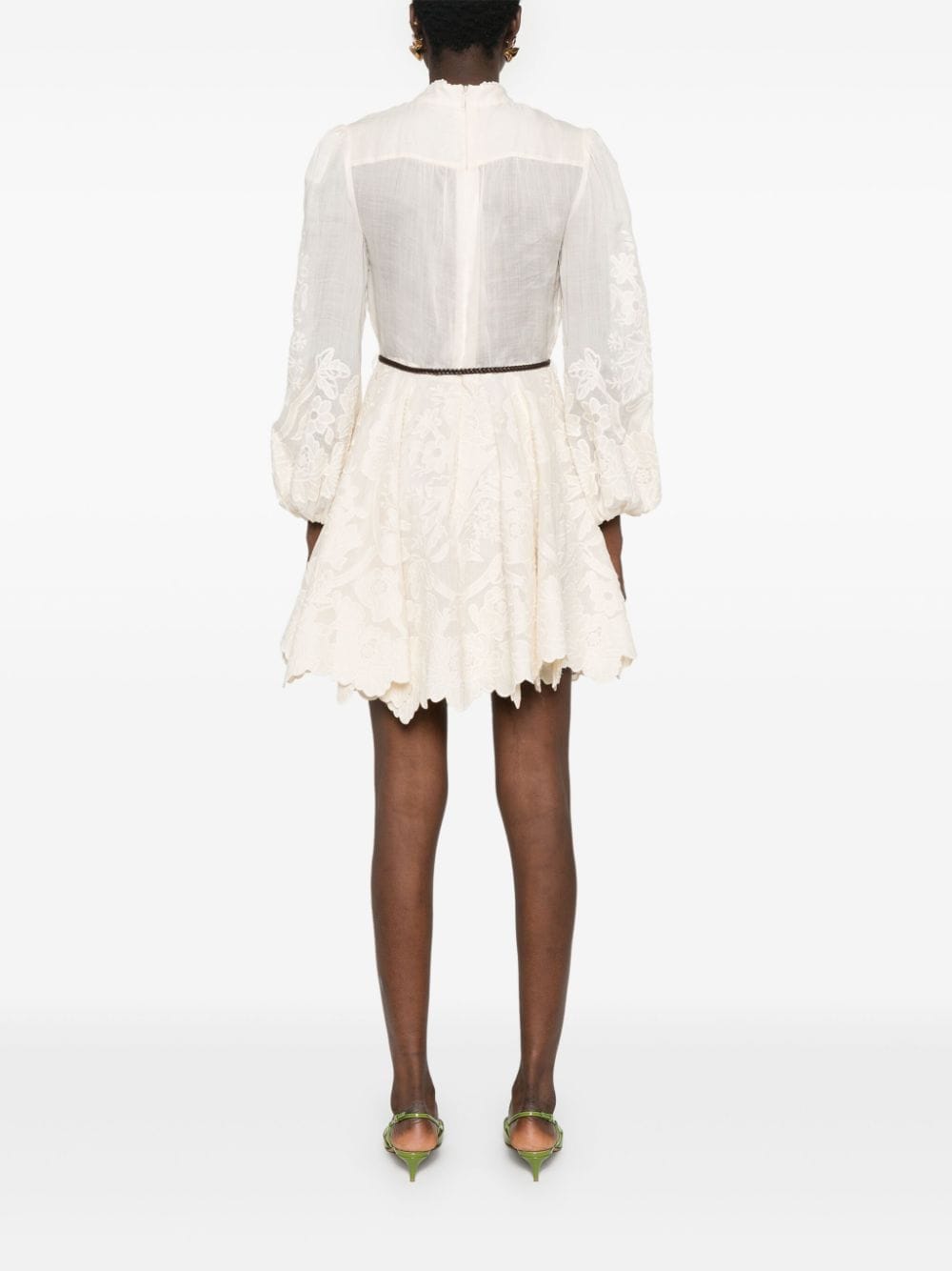 Zimmermann Dresses Beige Outer: Linen/flax