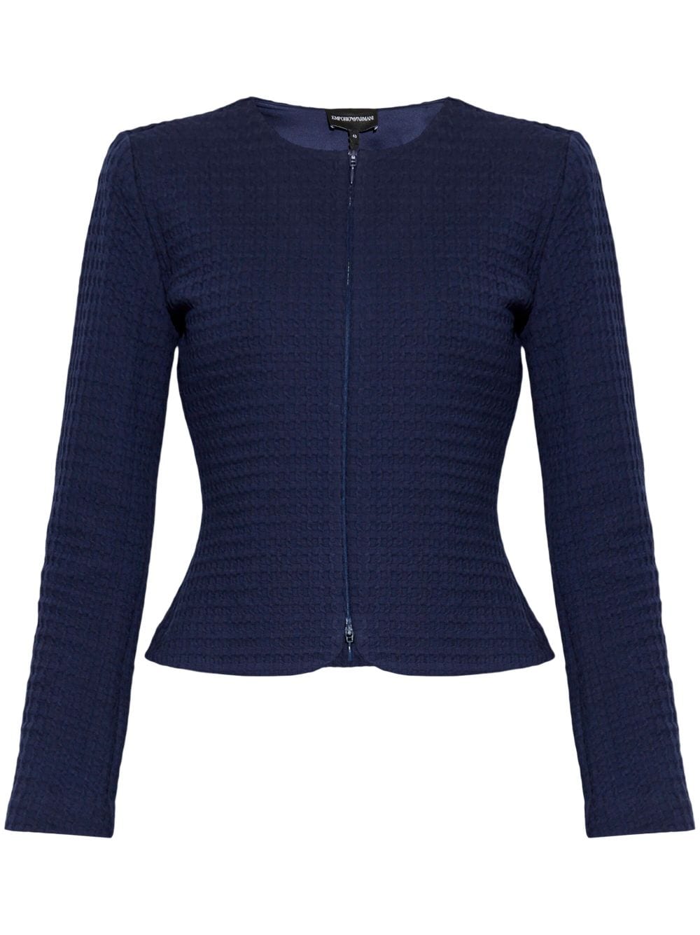 Emporio Armani Jackets Blu Scuro Cotton