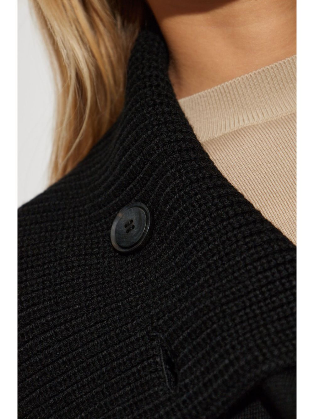 Emporio Armani Coats Nero Acrylic