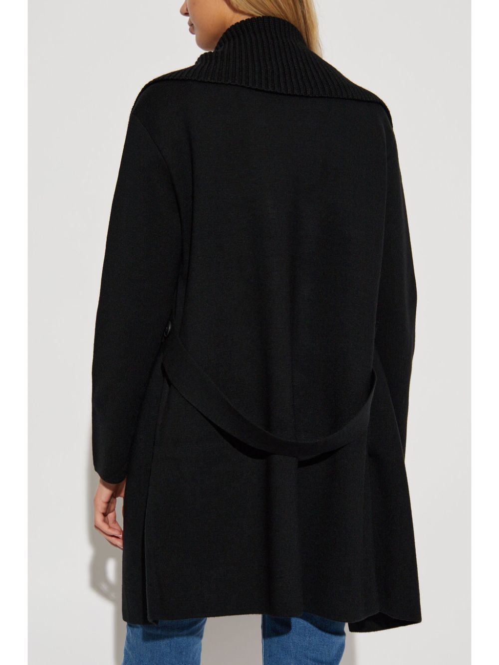 Emporio Armani Coats Nero Acrylic