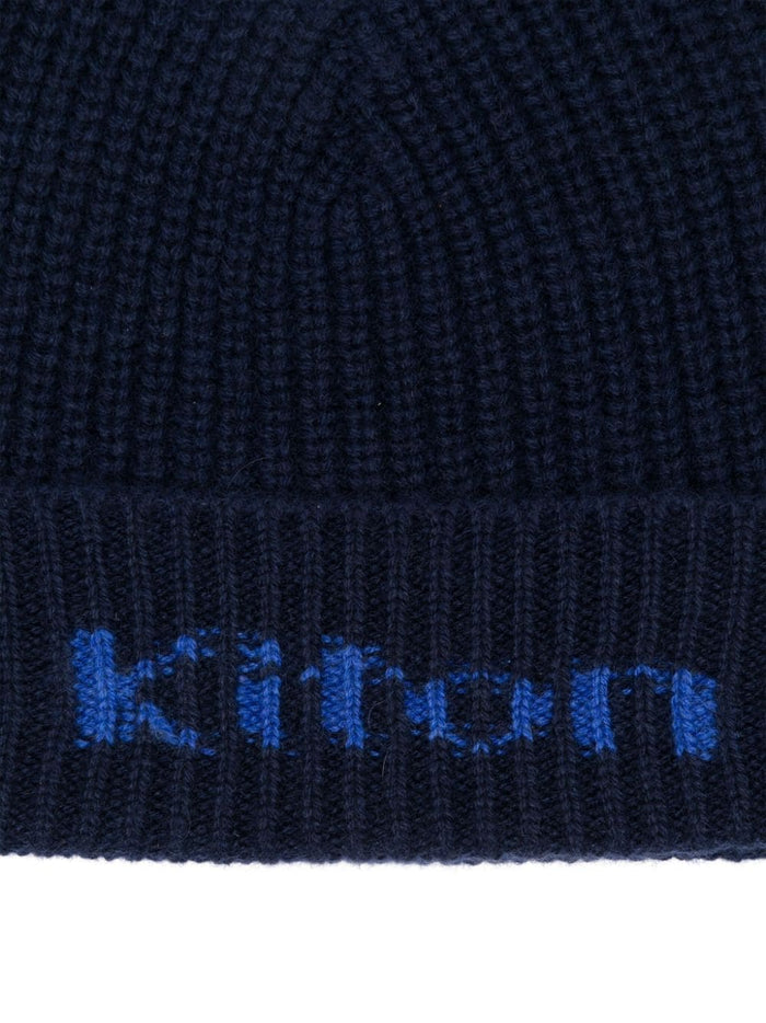 Kiton Hats Blue Cashmere