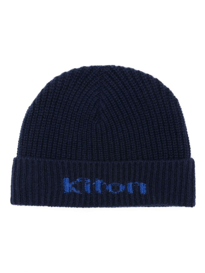 Kiton Hats Blue Cashmere