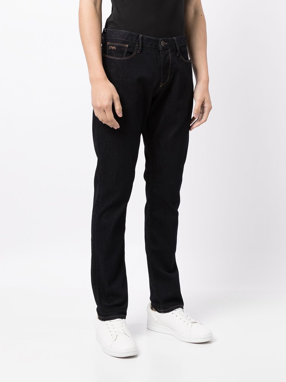 Emporio Armani Jeans Blu Scuro Outer: Cotton