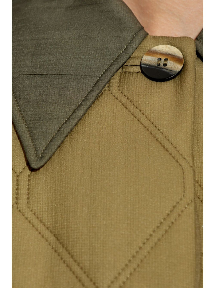 Ganni Coats Kaki
