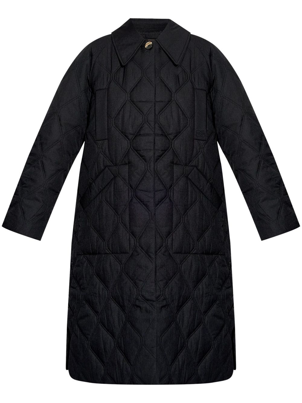 Ganni Coats Black
