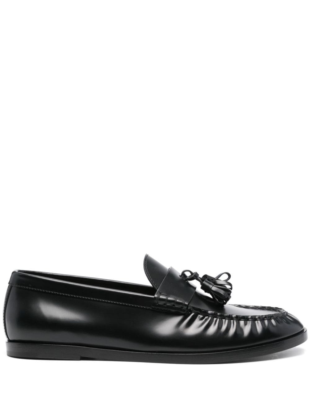 The Row Flat Shoes Black Polyester