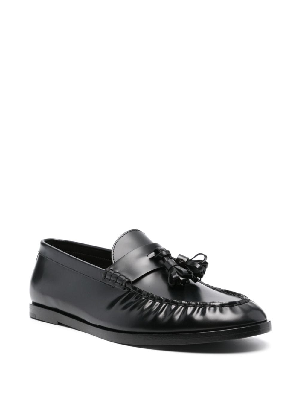 The Row Flat Shoes Black Polyester