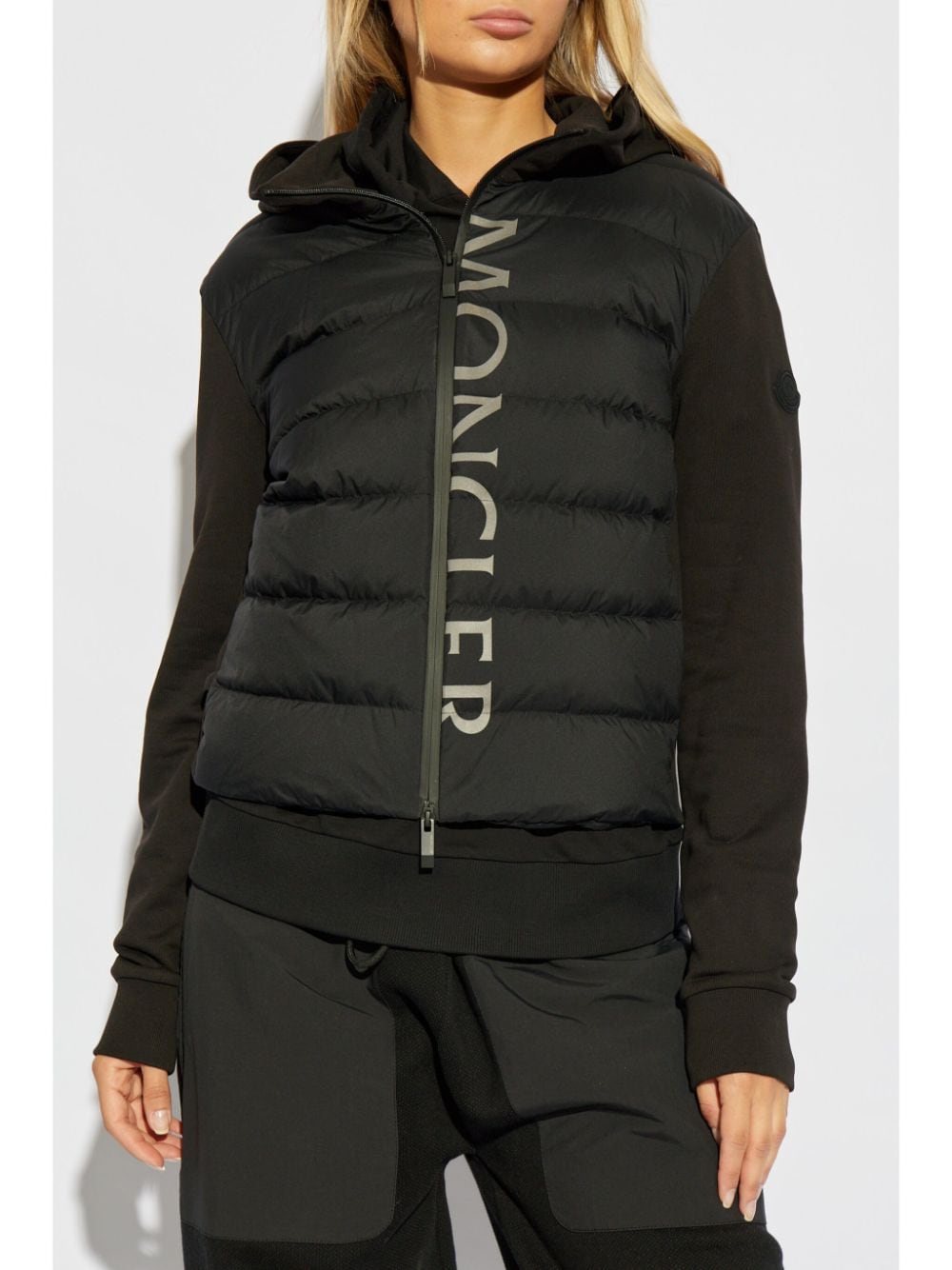 Moncler Sweaters Black Outer: Cotton