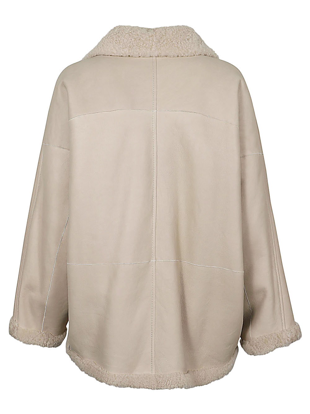 Brunello Cucinelli Jackets Avorio Leather