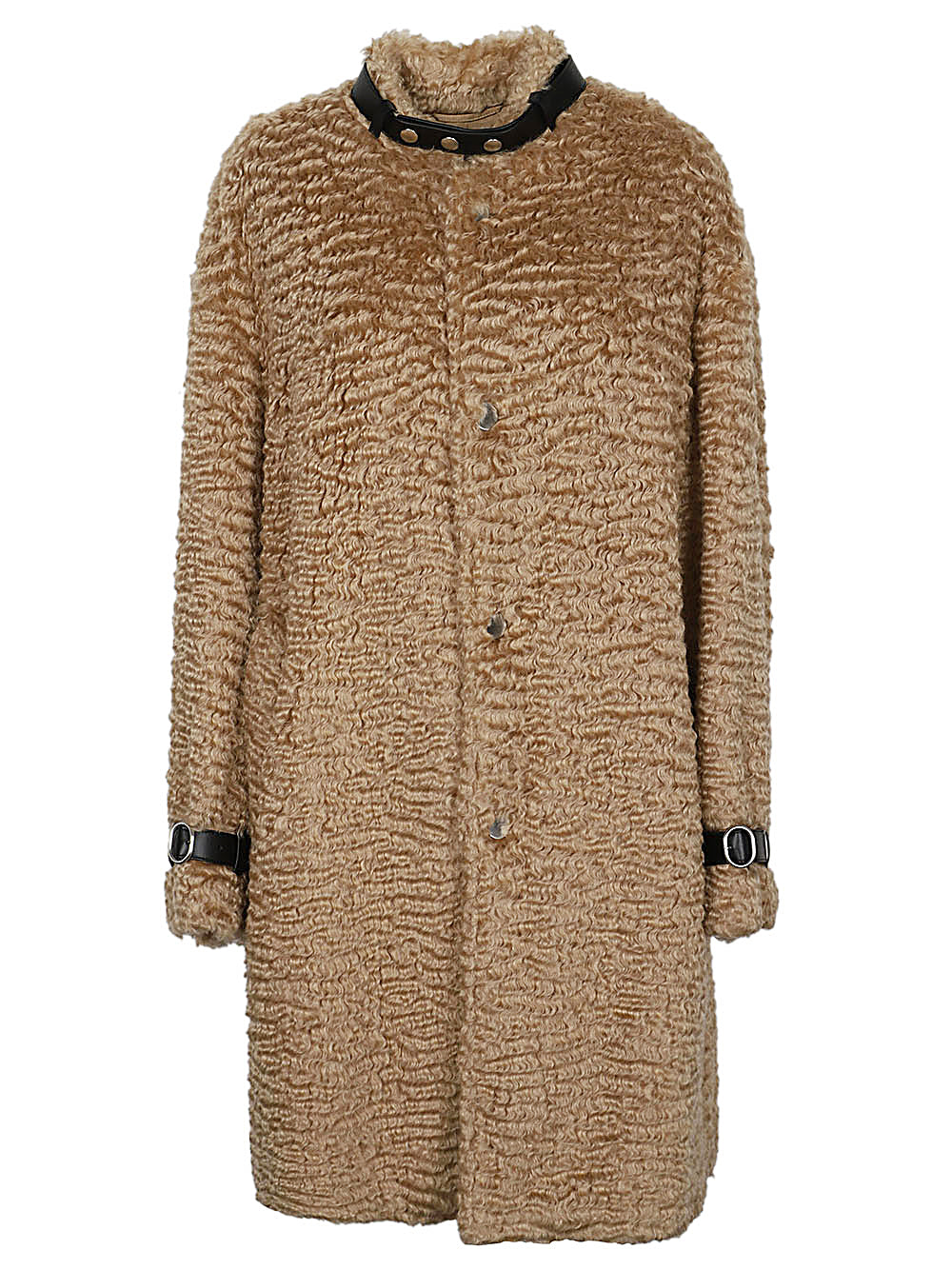 Jil Sander Coats Beige Outer: Mohair
