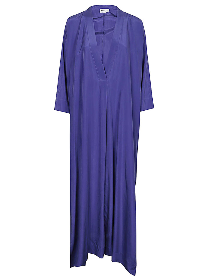 Parosh Dresses Blue Silk