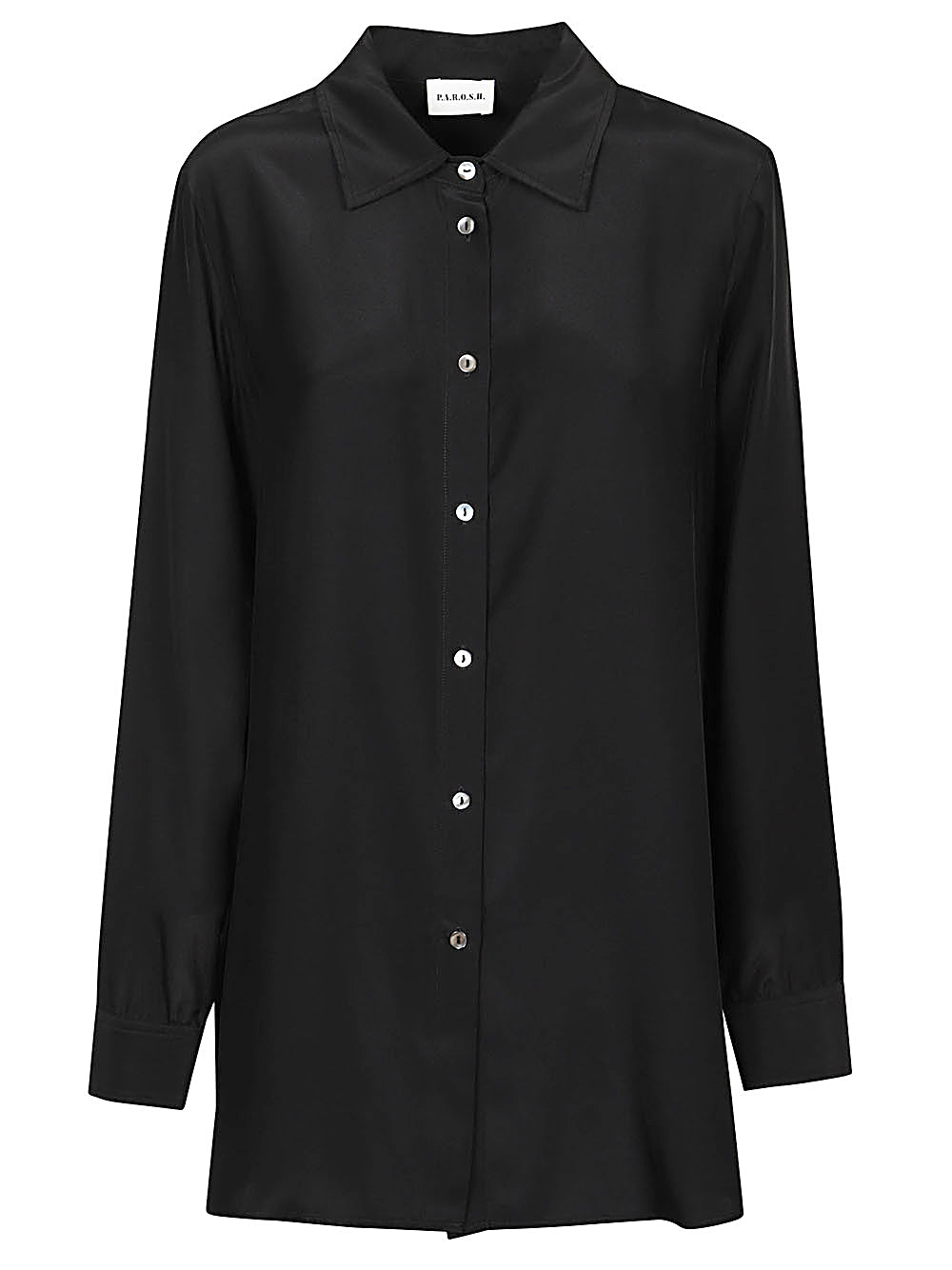 Parosh Shirts Black Silk