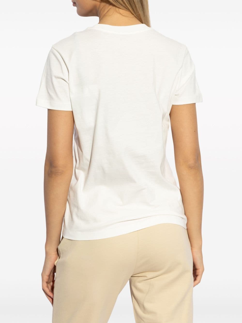 Moncler T-Shirts And Polos White Cotton