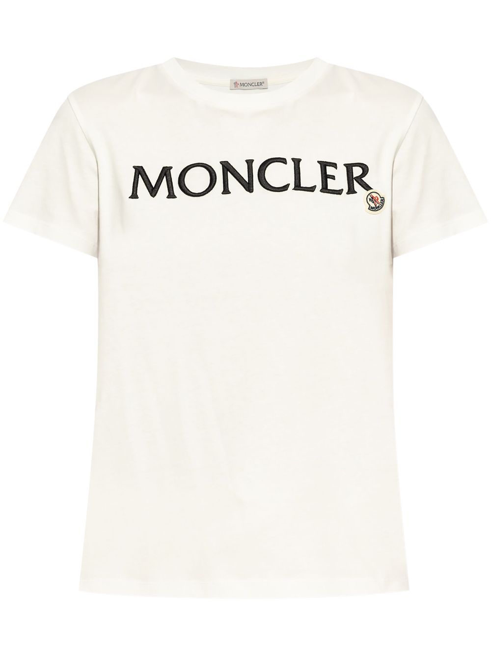 Moncler T-Shirts And Polos White Cotton