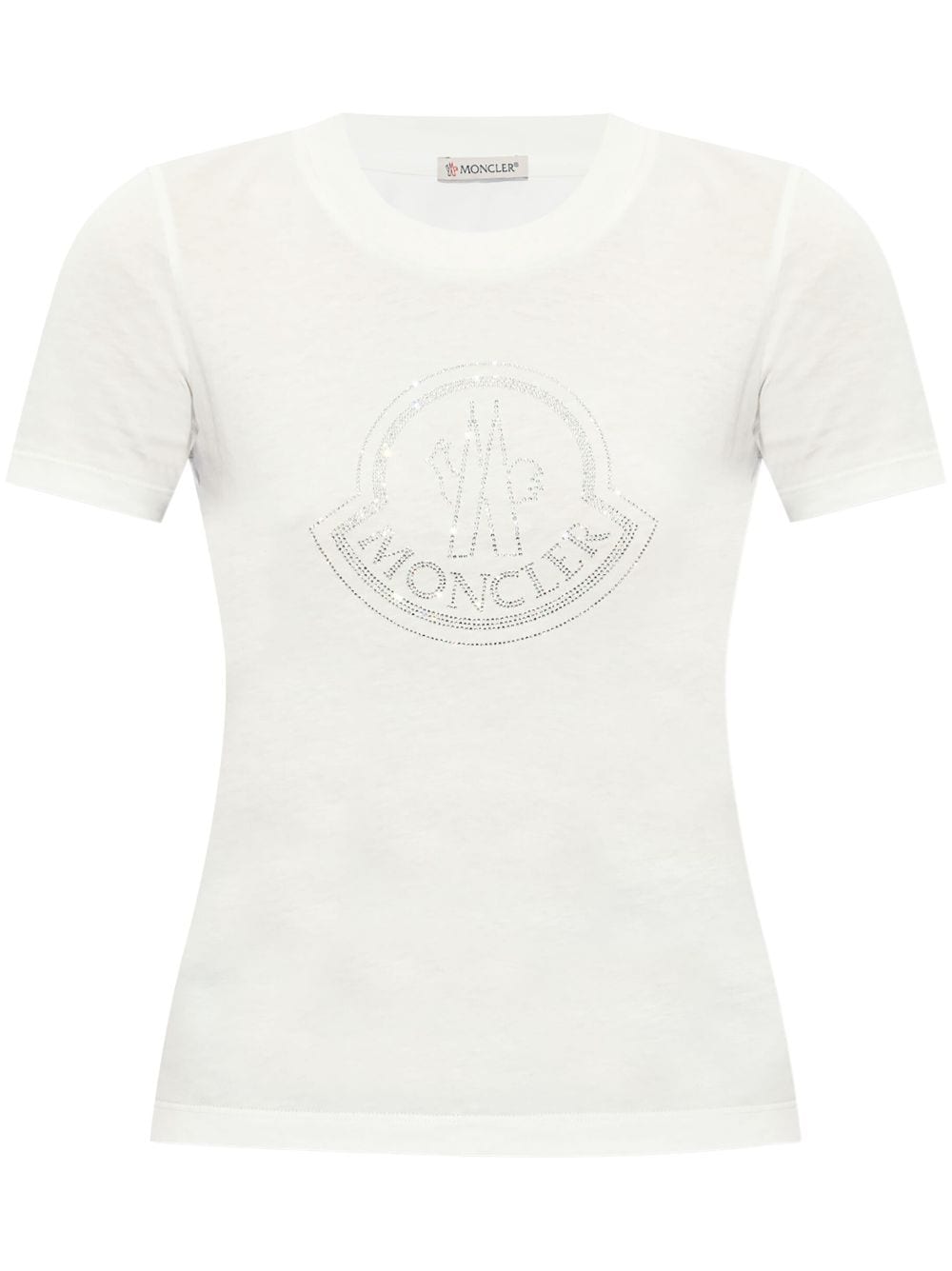 Moncler T-Shirts And Polos White Cotton