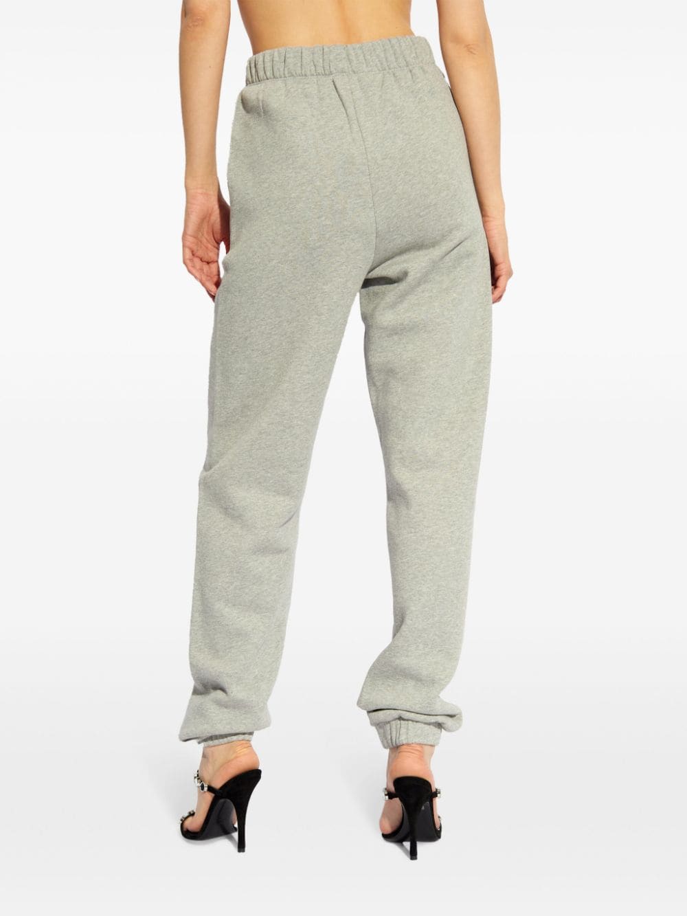The Attico Trousers Grey Cotton