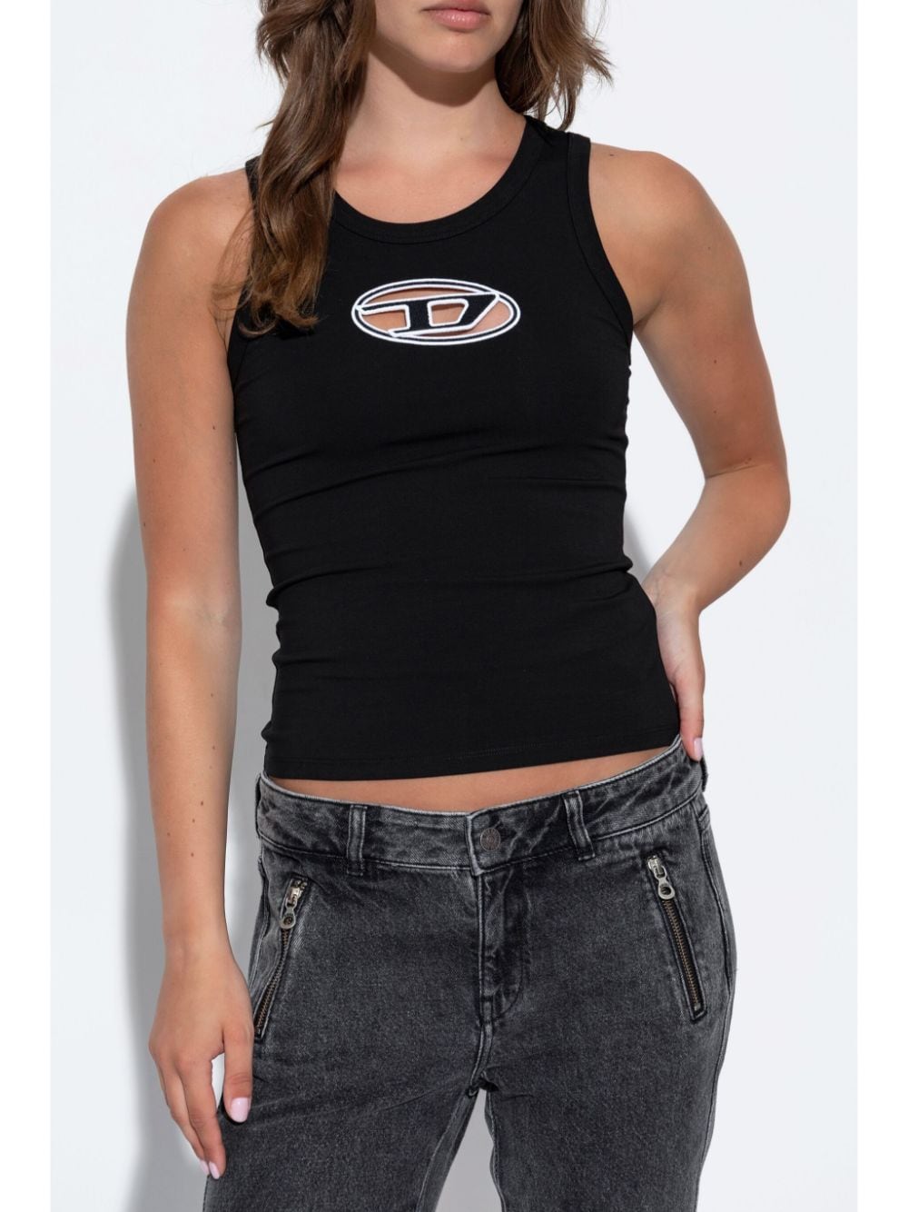 Diesel Top Black Polyester